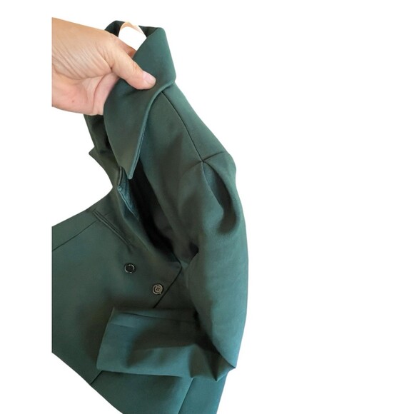 WALTER BAKER Ariel‎ Double Breasted  Blazer Jacket Size M Pine Oversized - Picture 8 of 13